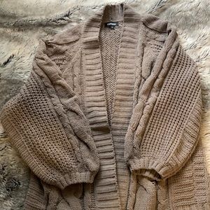 Express oversized cardigan